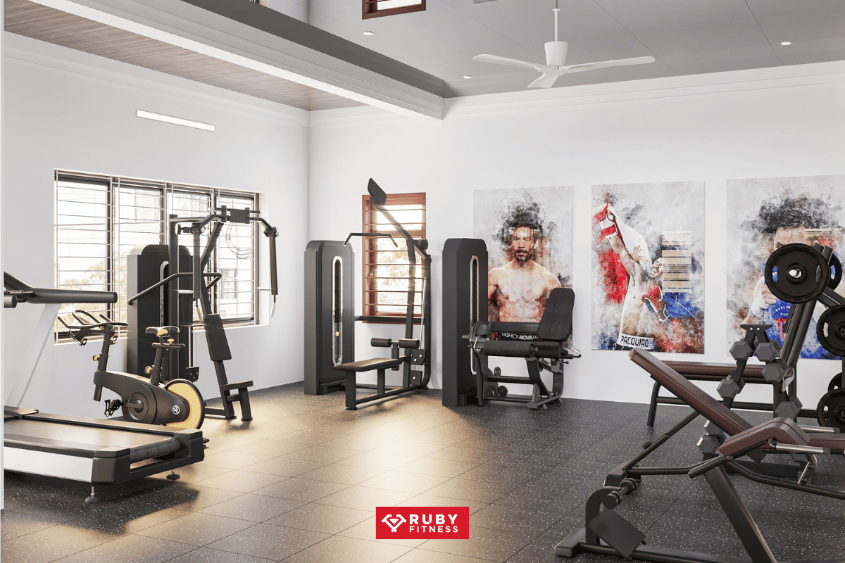 phòng gym tại nhà cho anh Hoan tại Hà Tĩnh
