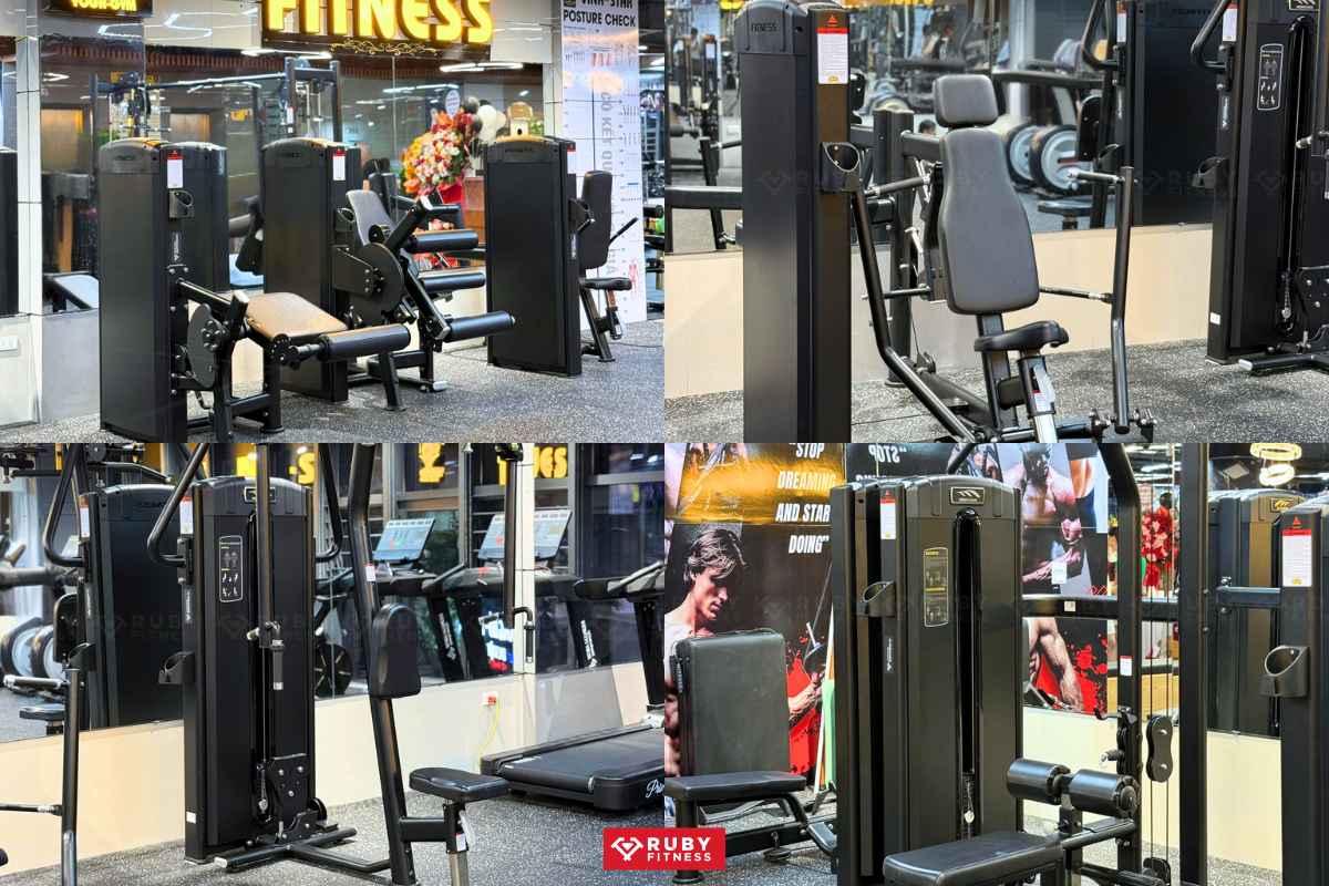 Hình ảnh thực tế set up và bàn giao thiết bị gym cho Vina Star Yoga & Gym