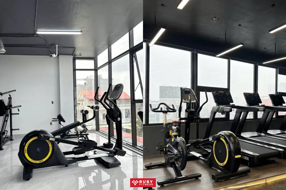 Xe đạp trượt tuyết MBH Fitness