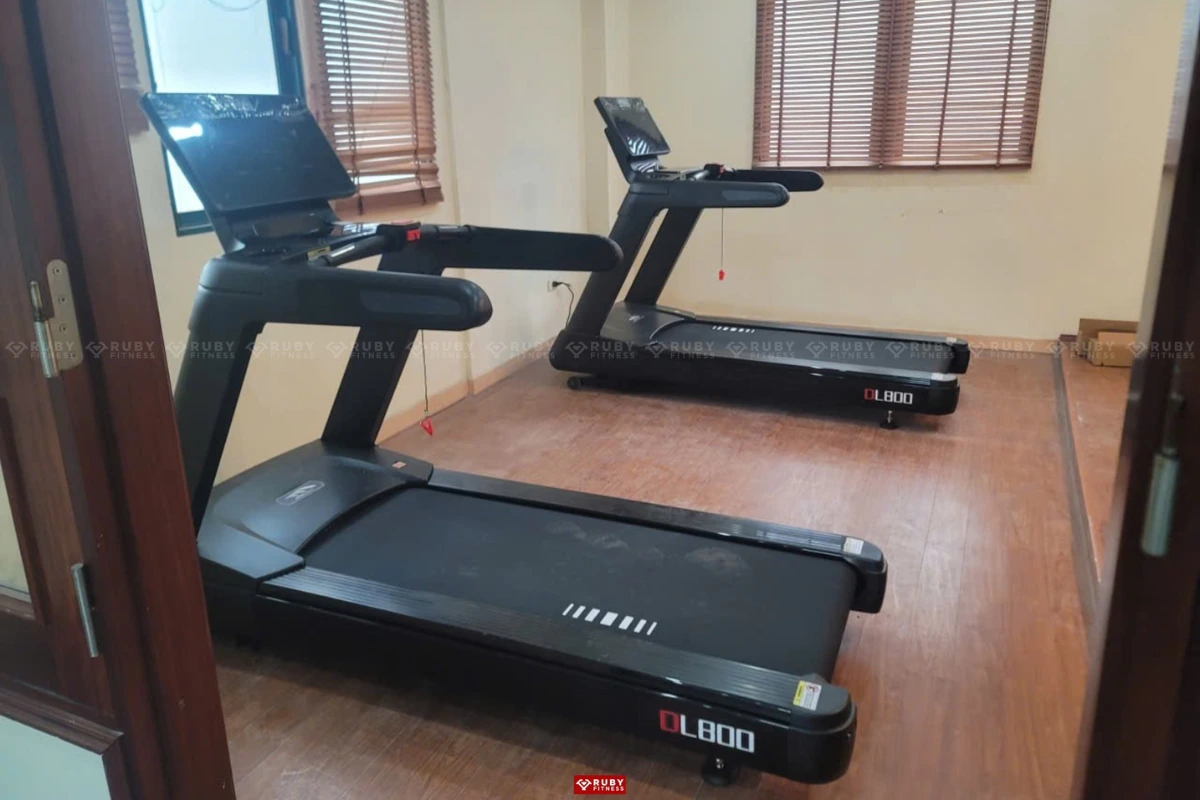 Hình ảnh thực tế của dự án phòng gym cho trung tâm Nhiệt Đới Việt Nga