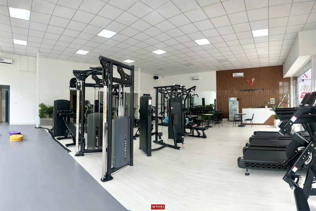 Hình ảnh thực tế của phòng gym HV Private Fitness