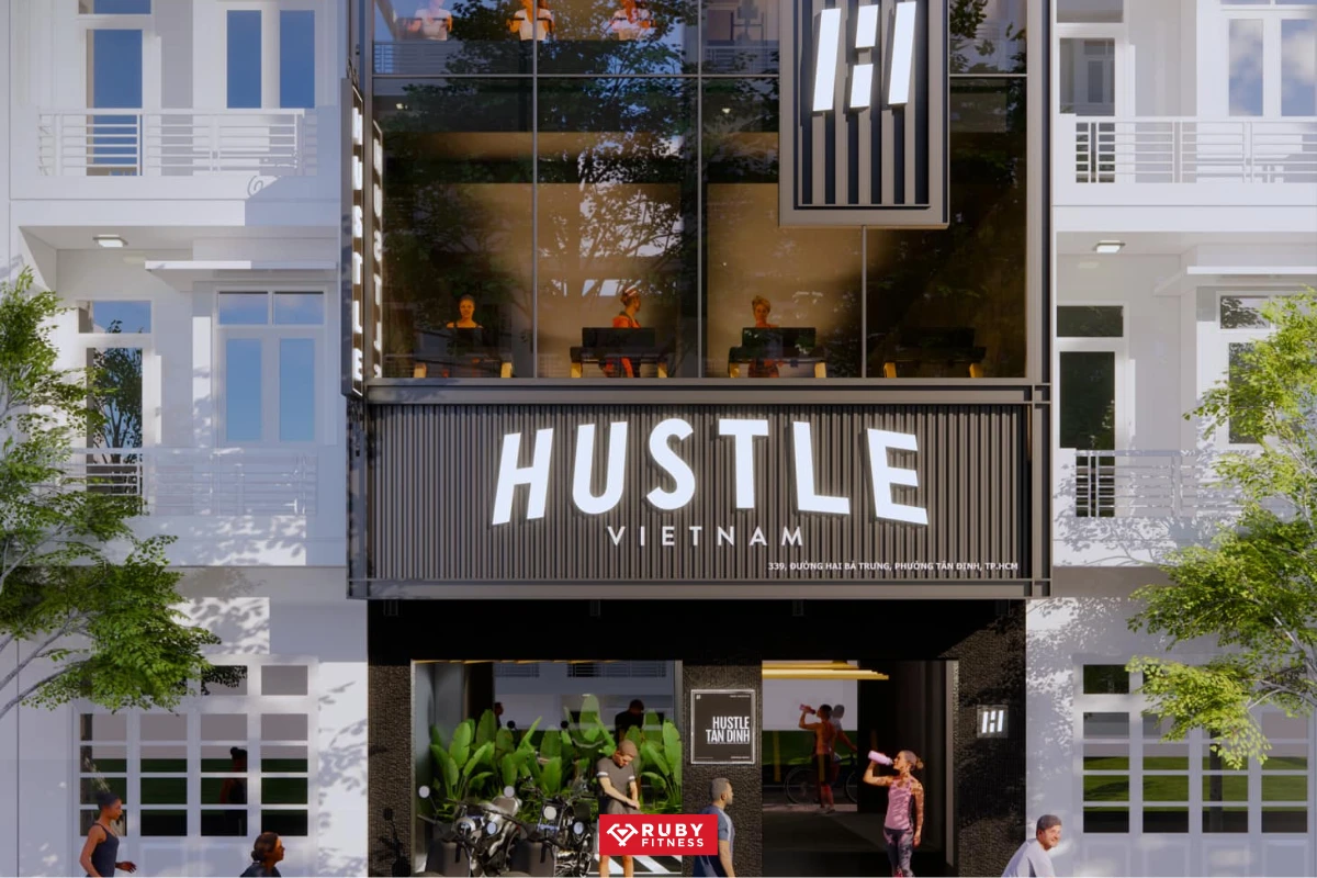 Setup Dự Án Phòng Tập Hustle Tân Định tại Hồ Chí Minh