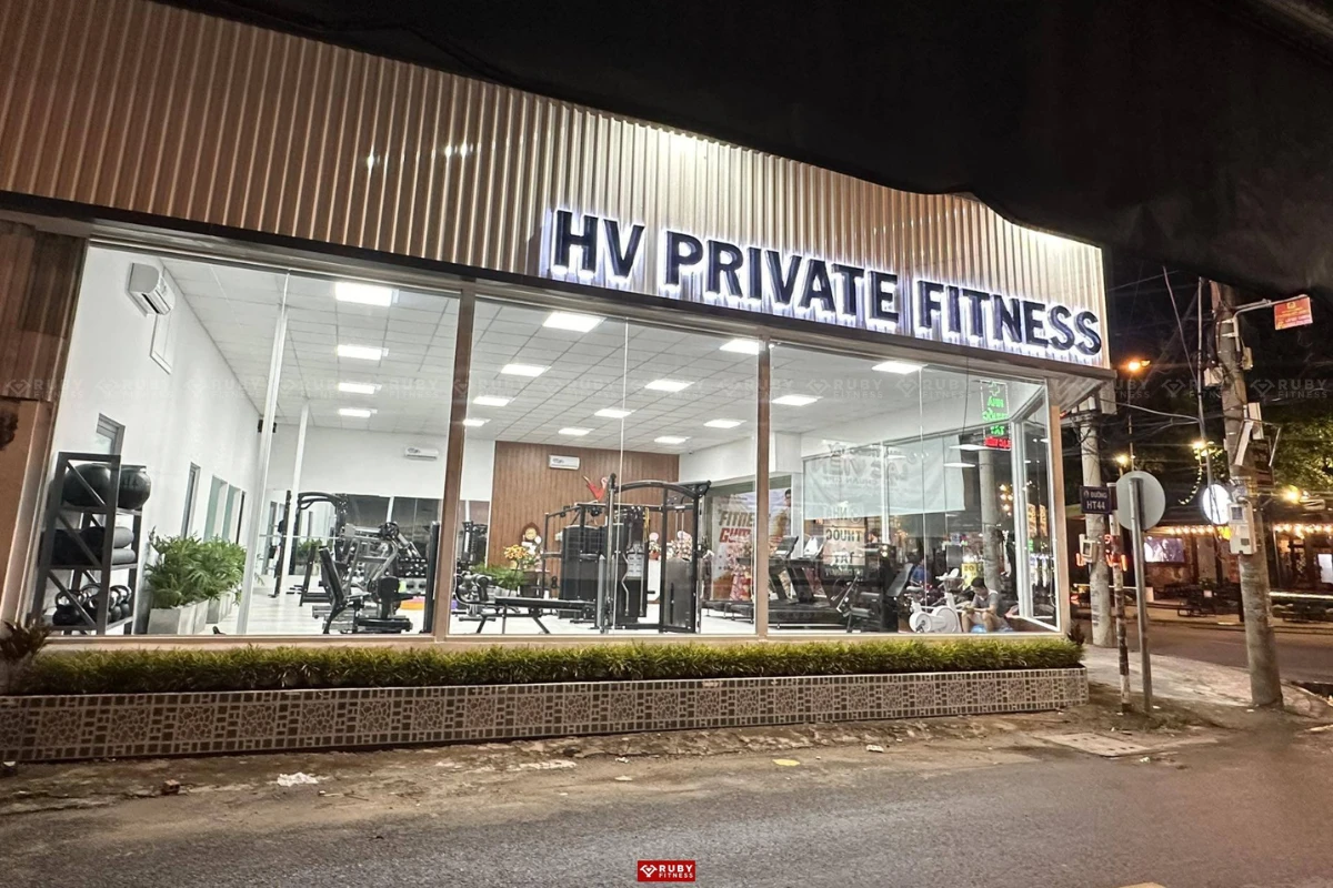 Setup Phòng Gym HV Private Fitness tại Hồ Chí Minh
