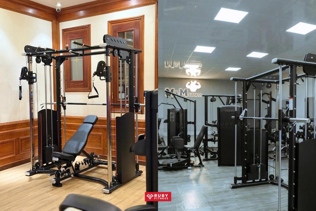 Ruby Fitness phân phối các loại máy tập gym đa năng 