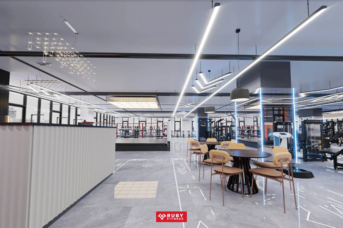 Setup dự án phòng gym Zeus Fitness 1200m2 tại TP. Vinh